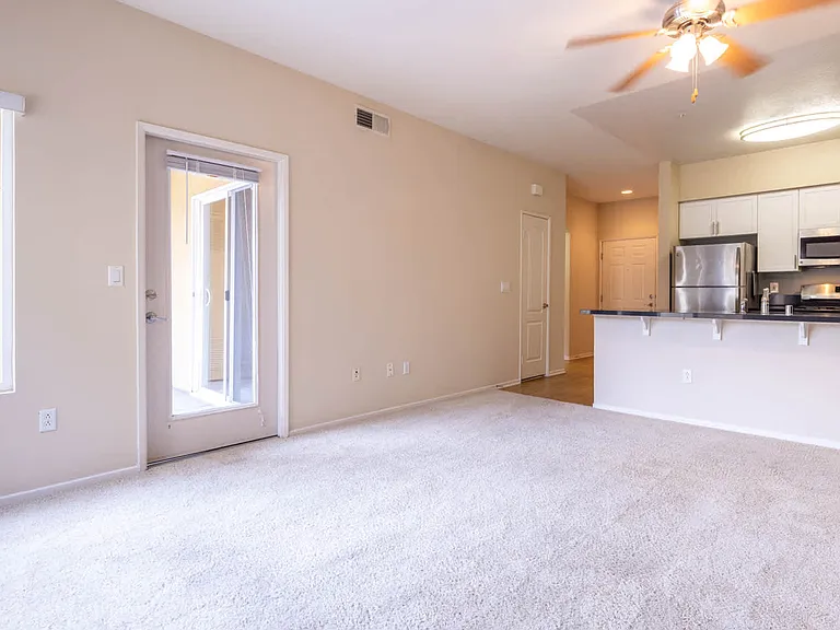 Carpeted Living Room