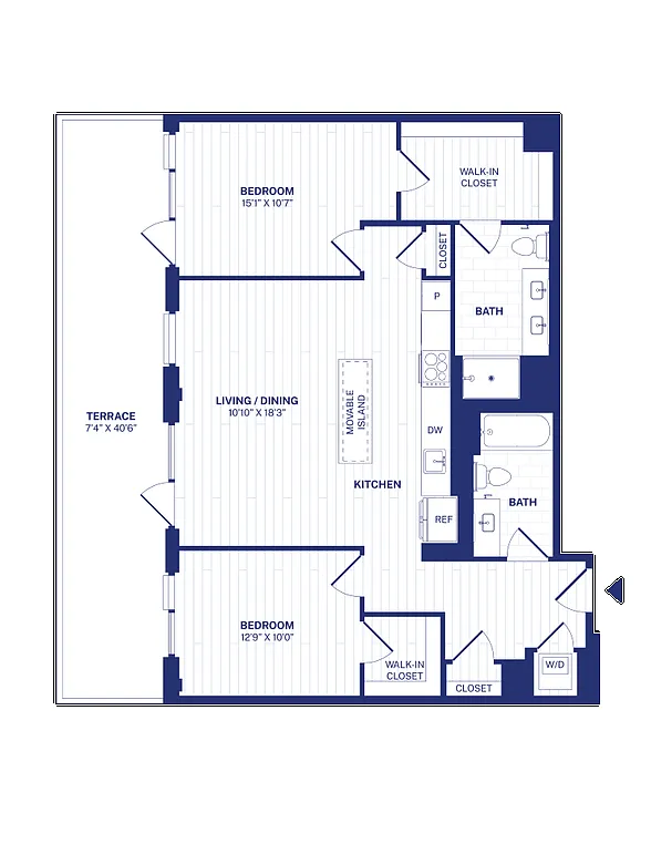 Floor plan Penthouse 2B14