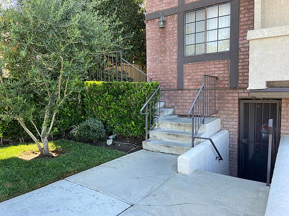 Building entrance, with security gate