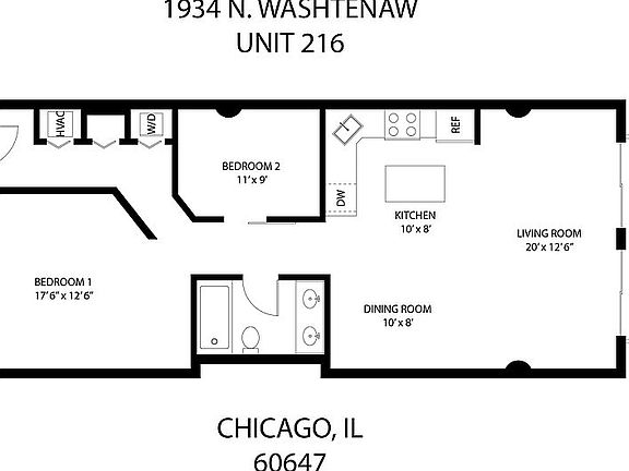 2nd image of 1934 N Washtenaw Ave APT 216