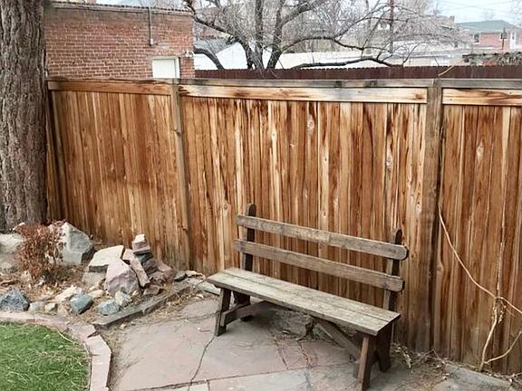Backyard fenced