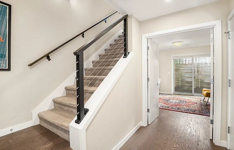 First floor entrance view to the Den/Guest Suite