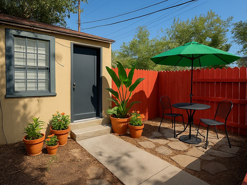 Private patio entrance