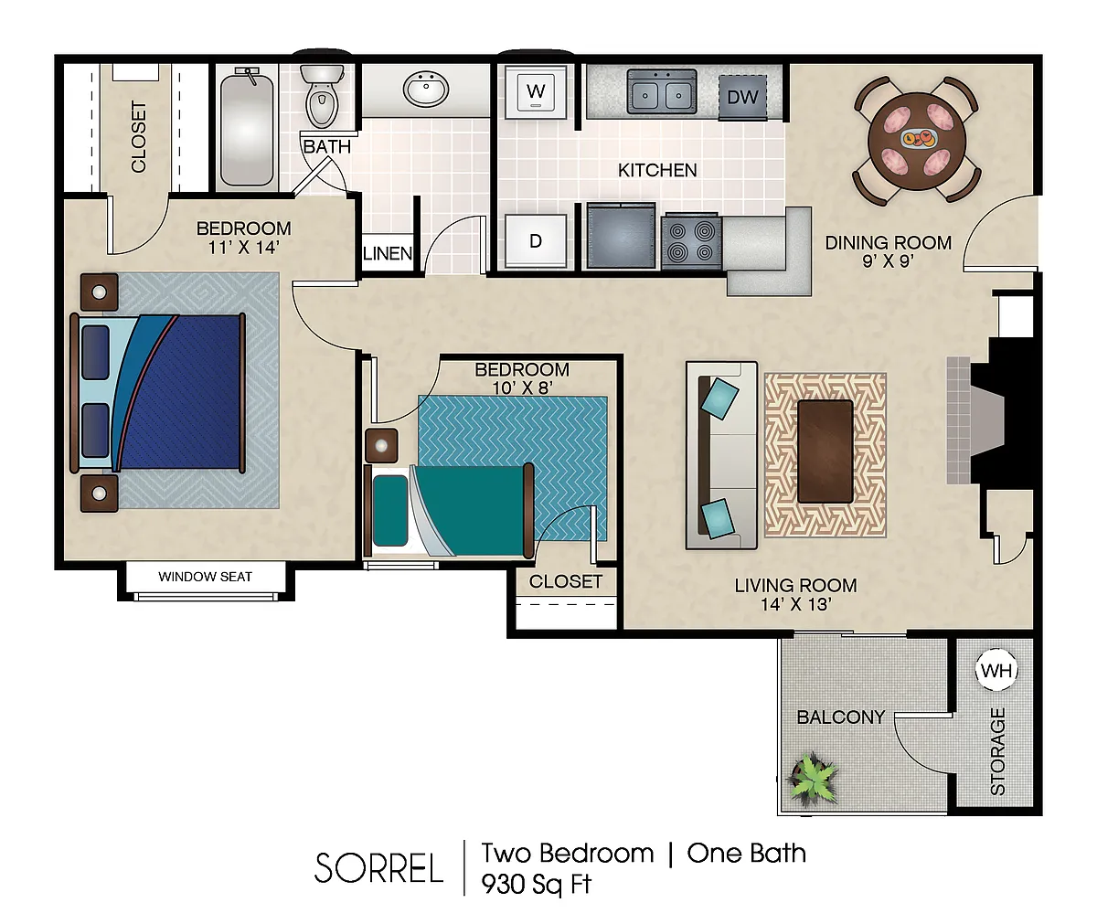 Floor plan Sorrel