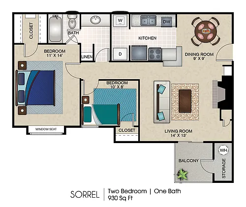 Floor plan Sorrel
