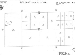 0 Singing Sands Rd, Twentynine Palms, CA 92277