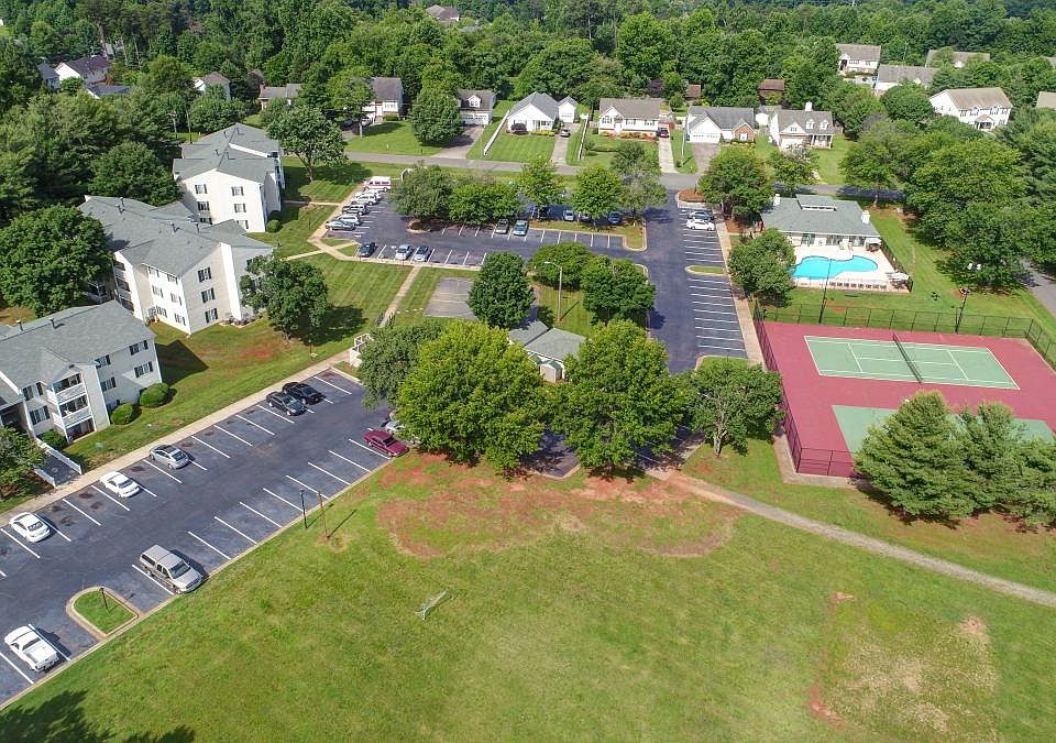 Aerial view of property