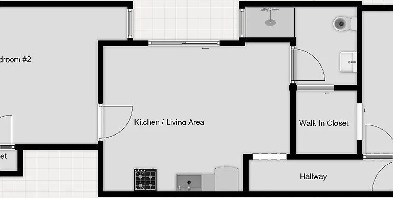 Floor plan /Layout not to exact scale