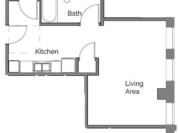 3rd image of 301 W 1st St #717