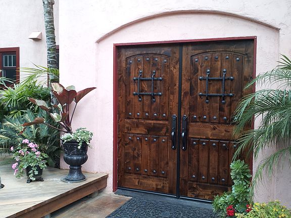Spanish-style doors