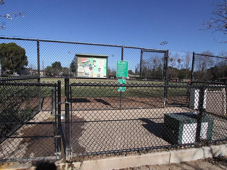 entrance to Dog park at Nealon Park
