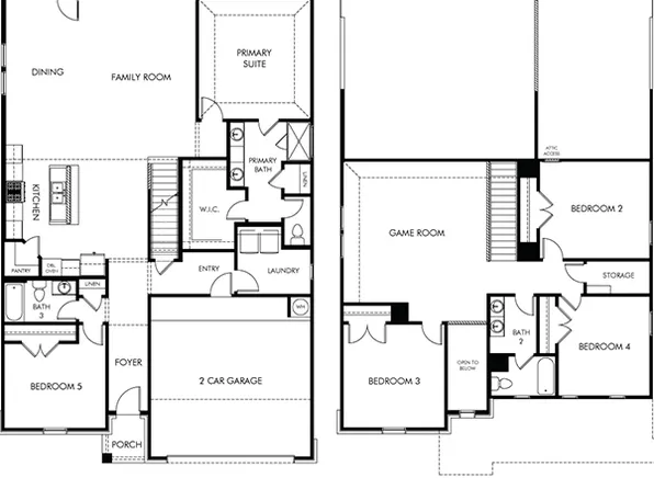 The Kessler (C454) Plan, Arcadia Ridge - Classic Series