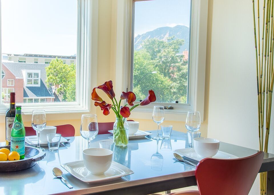 View from dining table