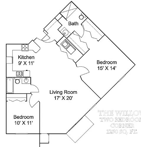 Floor plan Willow