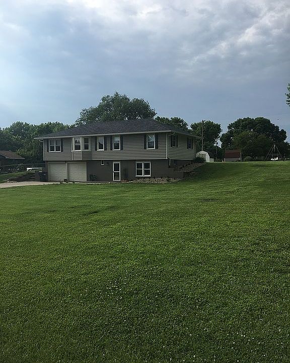 Front and East yard