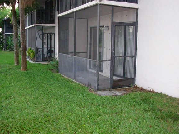Porch connects Bedrooms