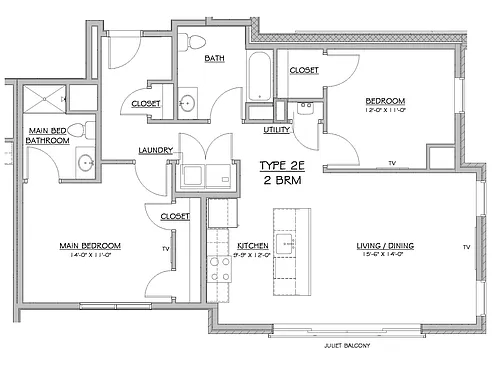Floor plan 2A
