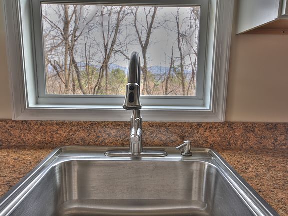 Mountain views from kitchen