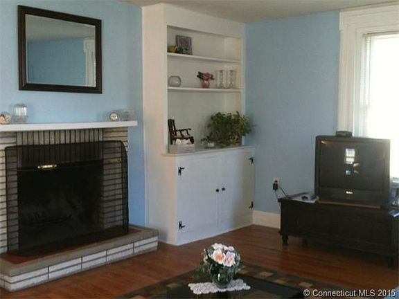 Fireplace in living room