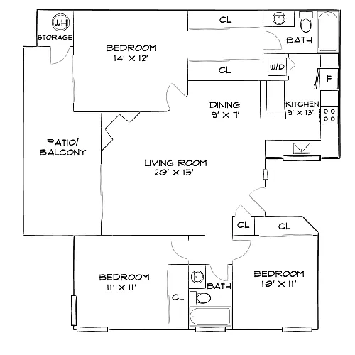 Floor plan Design 3A Premier 2