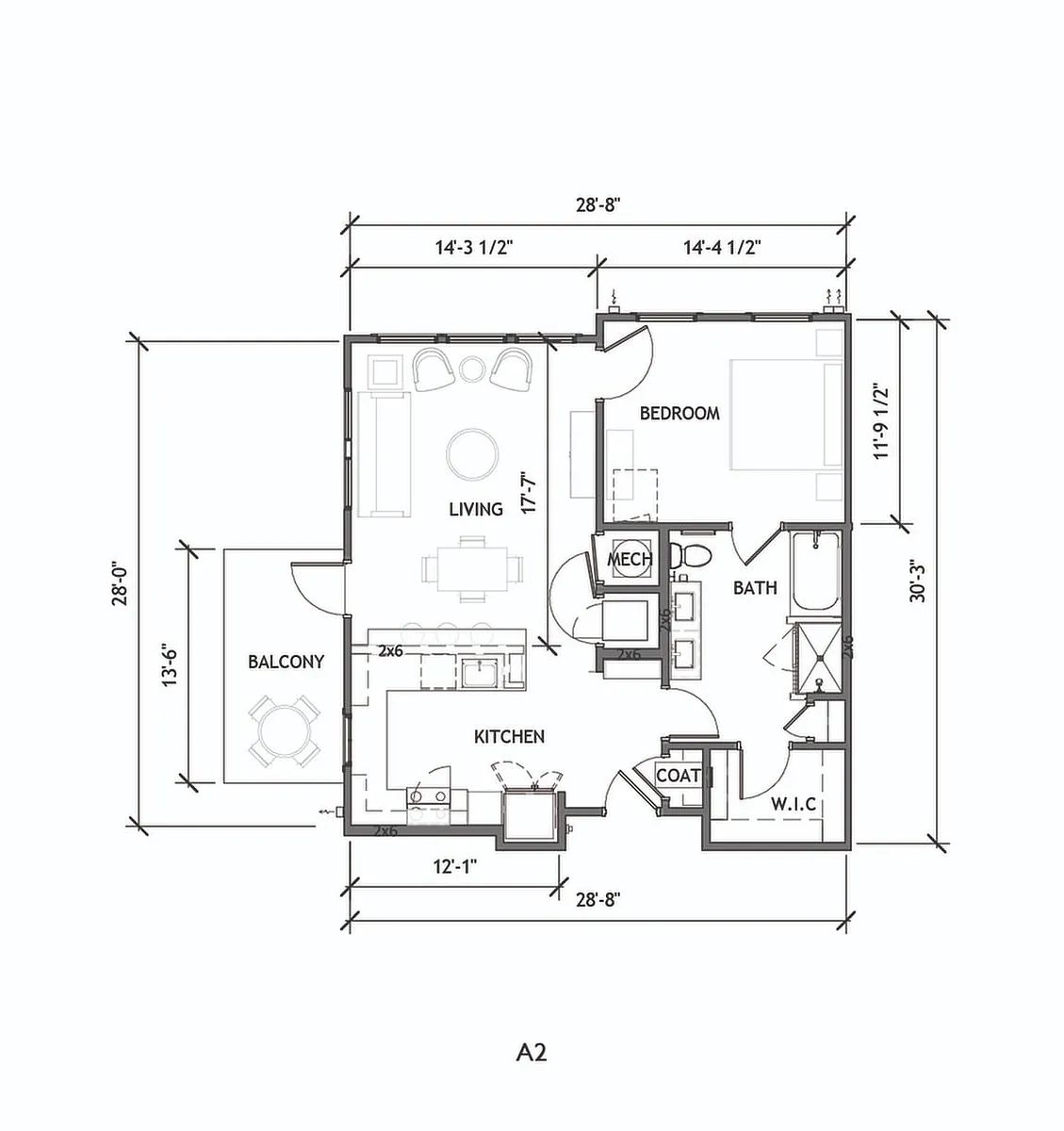 Floor plan A2