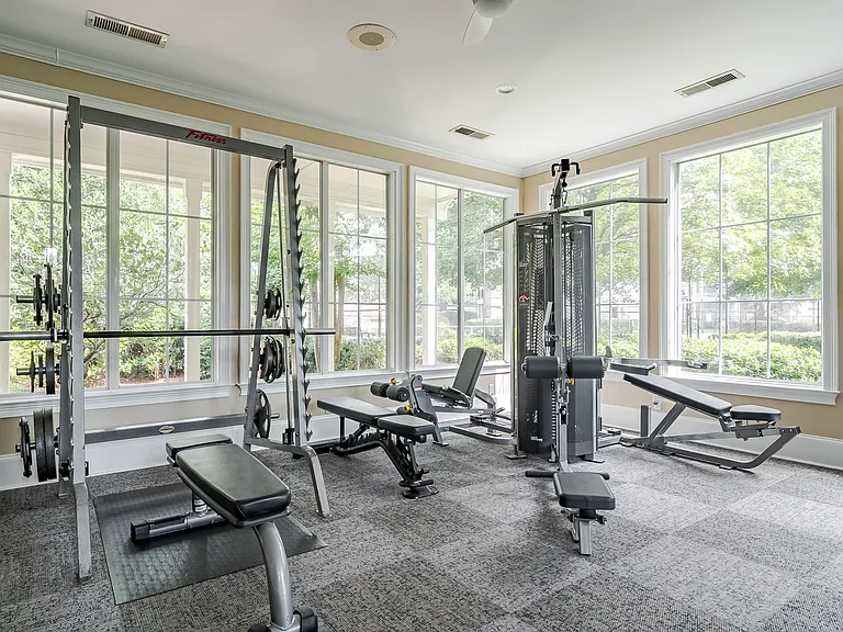 Fitness Center with strength machines