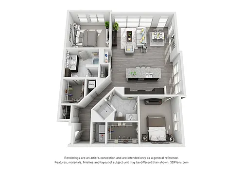 Floor plan Q