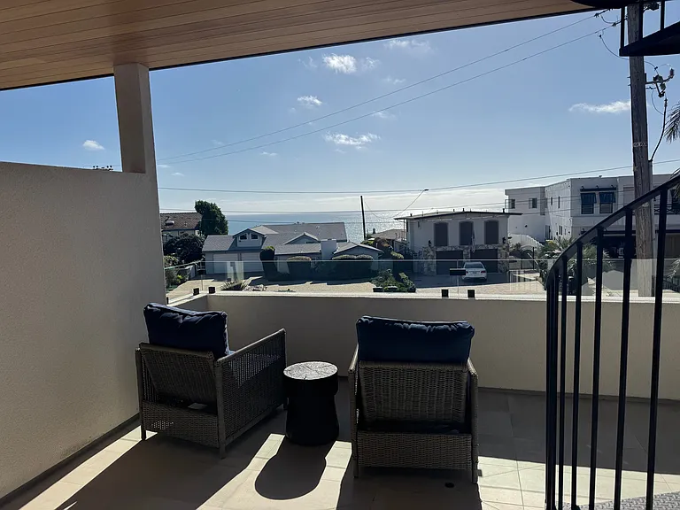 Balcony off living area