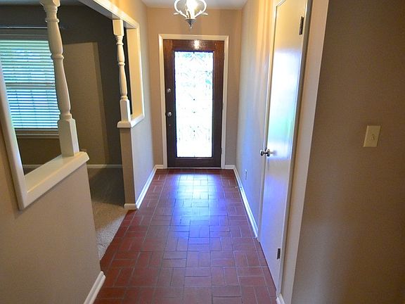 Entry with beveled glass entry door