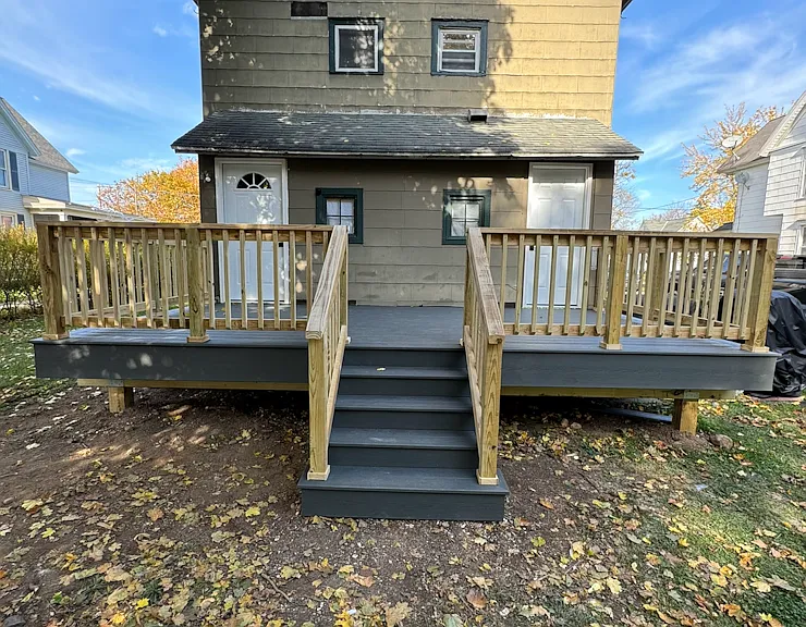 shared back patio