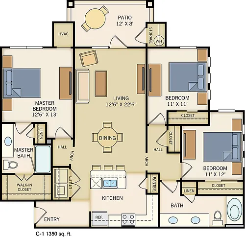 Floor plan C1