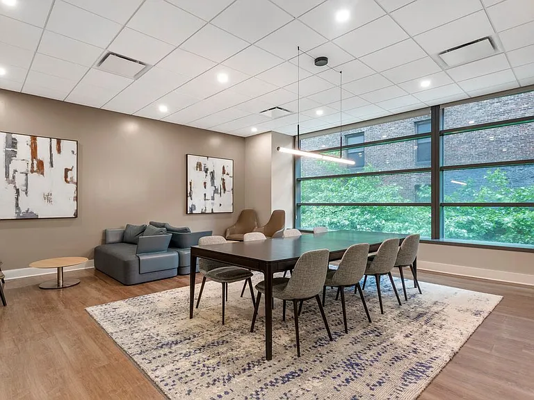 Resident lounge with co-working space