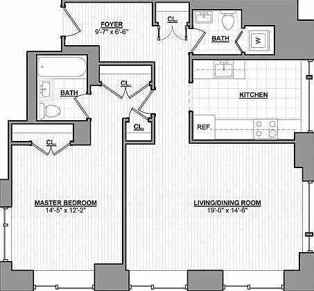 240 Riverside Blvd #12F — Photo 15
