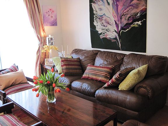 Living room opens to patio