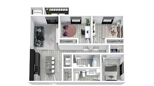 Floor plan C1