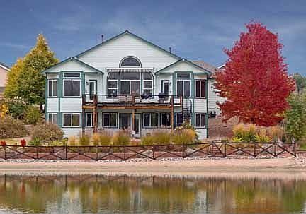 View from the lake