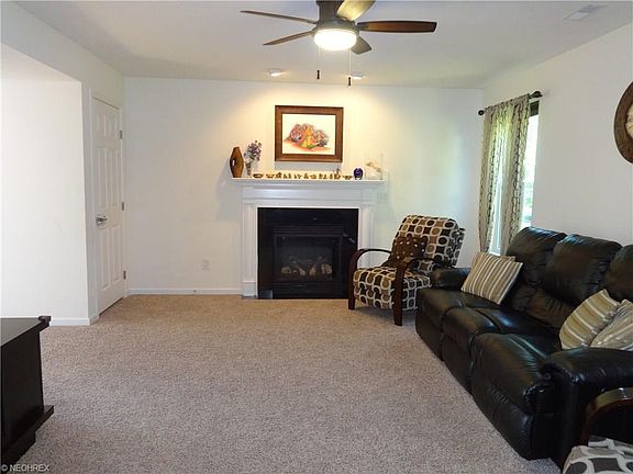 Great room with fireplace