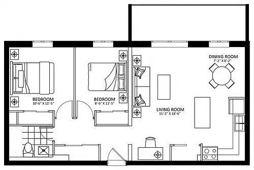 Floor plan 202