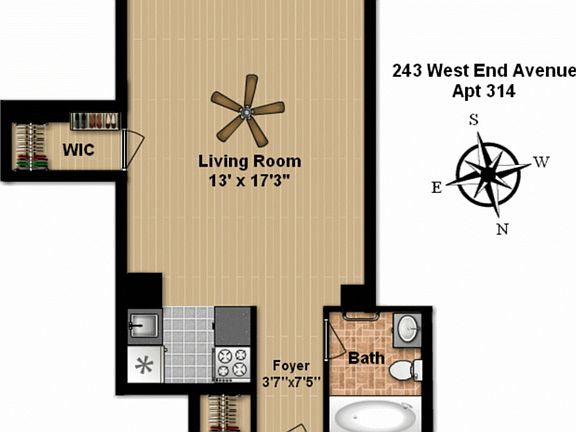 2nd image of 243 W End Ave APT 314
