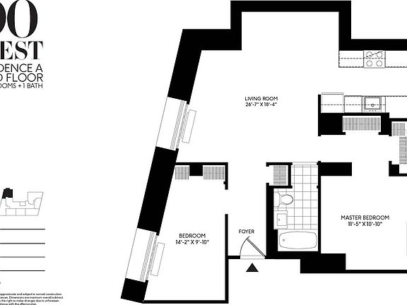 2nd image of 90 West St APT 23A