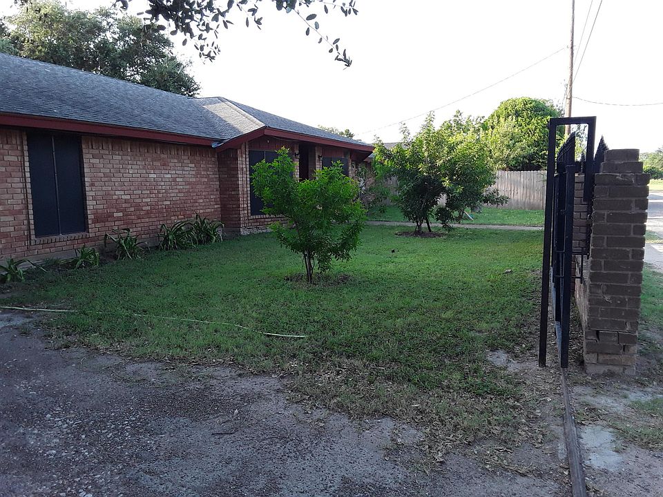 Side view of the front of the house