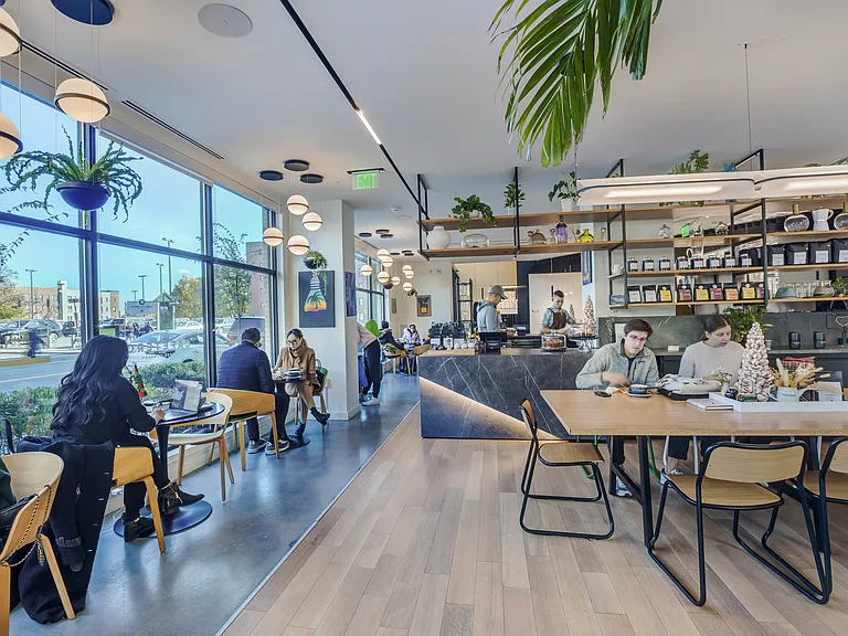 Socialize in high style over coffee at our in-house, locally owned and operated coffee bar.