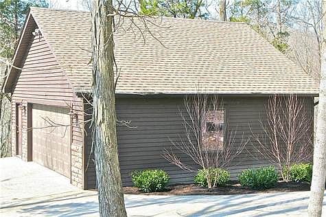 2 car detached garage w/ ample storage room