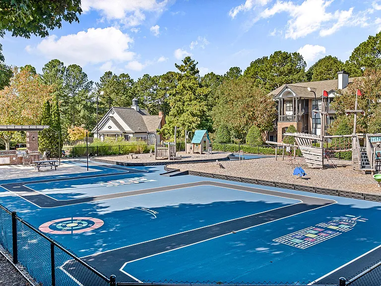 Playground with Picnic Area and Play Pad