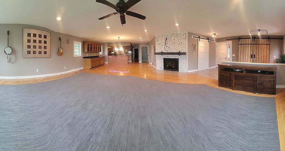 Living room, dining, kitchen