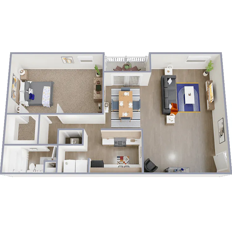Floor plan 1X1