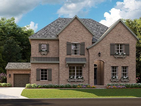 Newport II G - English Cottage 3-Car Side Load Garage Note Renderings may show optional feature