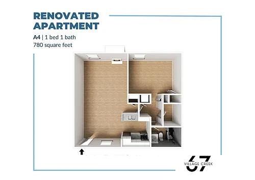 Floor plan A4 Renovated