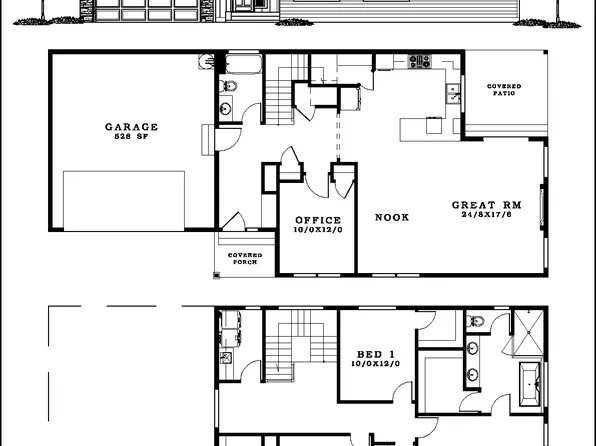 Sacajawea 2344 Plan, Songbird Gardens