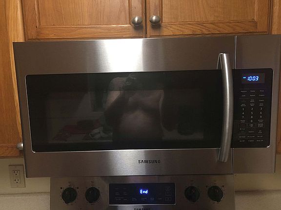 Stainless Samsung Microwave